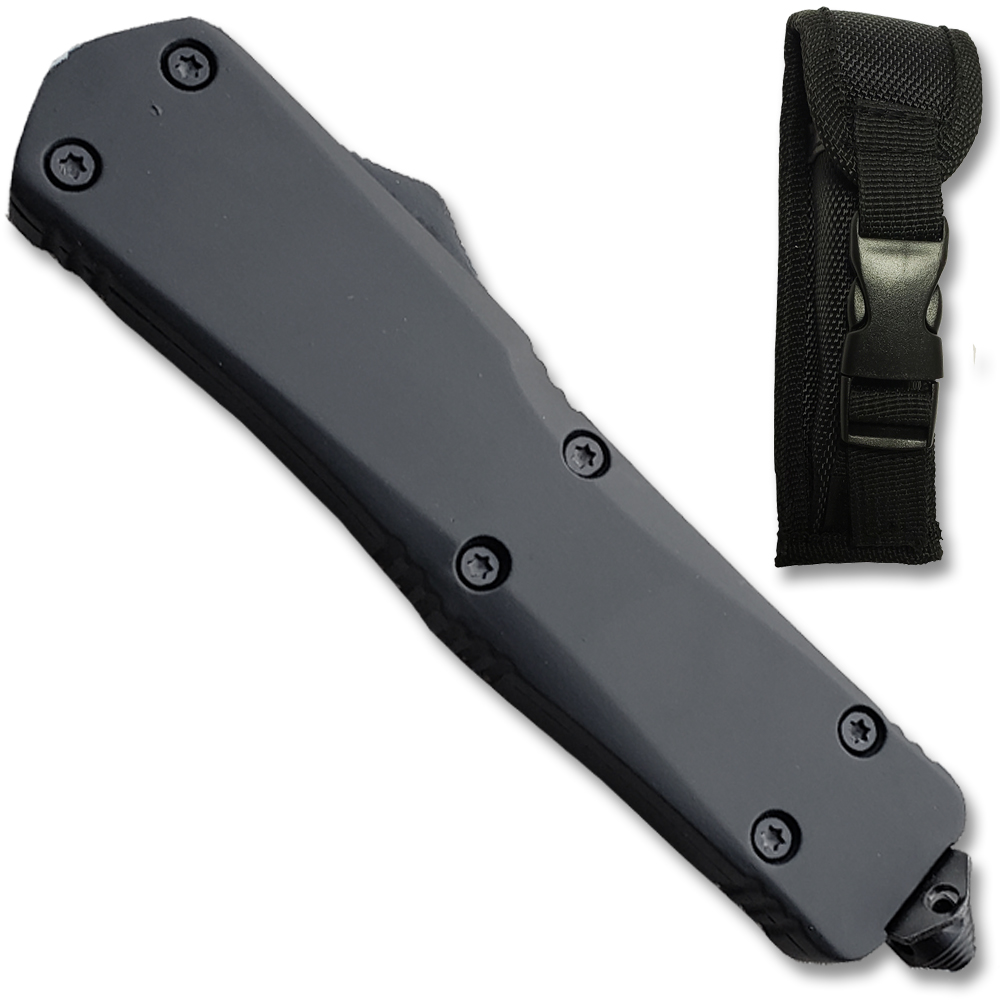 OTF Black Kriss Double Edge  Blade  Knife Large Black