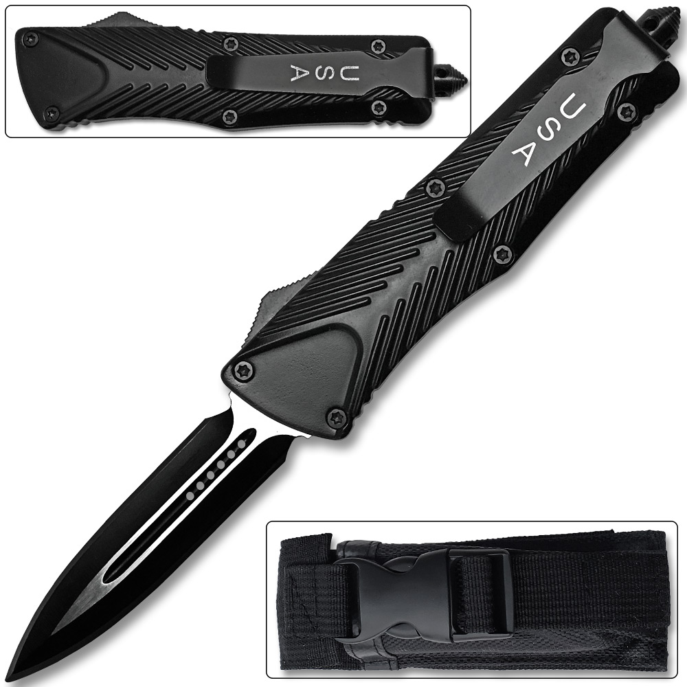 USA Raptor OTF Knife  Double Edge  Knife