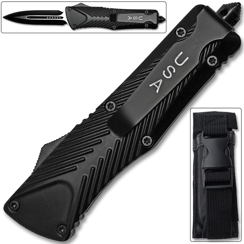 USA Raptor OTF Knife  Double Edge  Knife