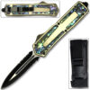 OTF Titan Originator Gold Serrated Knife Green