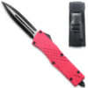 Pink Spear Point OTF Out The Front Assisted Open Tactical Glass Breaker