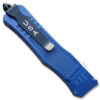 Spear Edge Blue Flagship OTF Knife Double Edge Blade