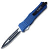 Spear Edge Blue Flagship OTF Knife Double Edge Blade