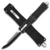 Templar Slim OTF Knife Out The Front Tactical Drop Point Blade Edge Black Handle
