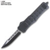 9 Inch Black Tactical Recon OTF  OTF Knife Drop Point