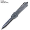 Dark Kinght Tactical OPS Carbon Fiber Military OTF Knife Spear Point