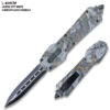 Dark Kinght Tactical OPS Camo Military OTF Knife Spear Point