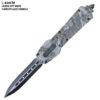 Dark Kinght Tactical OPS Camo Military OTF Knife Spear Point