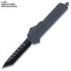 Midnight OPS Military OTF Dual Action Automatic Knife Black Tanto Blade