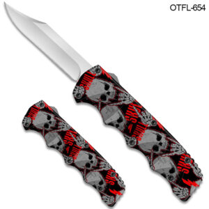 Demon OTF Kalashnikov Style  Drop Point Blade Sliver