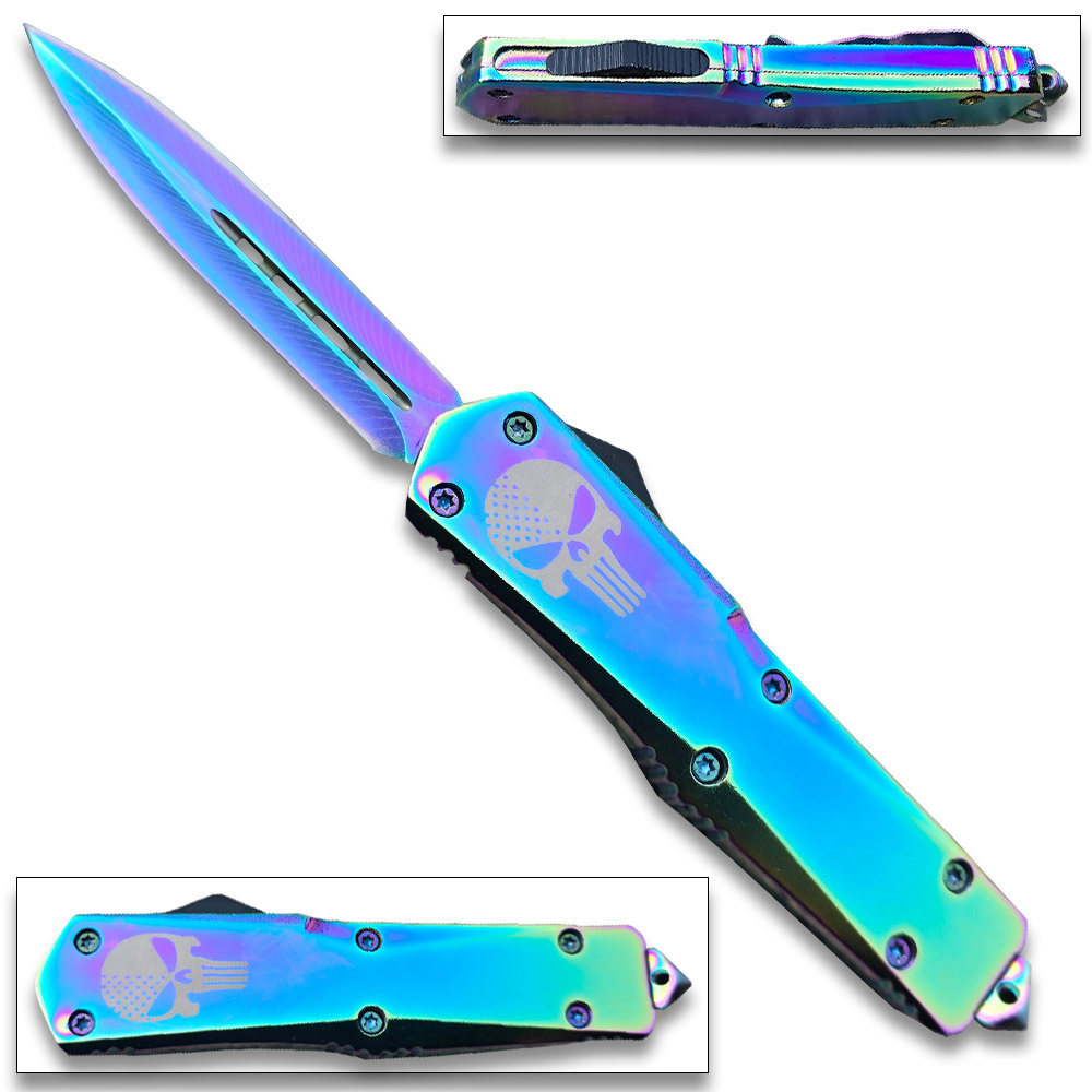 Swift Punisher Titanium Double Edge OTF Limited Edition 9 Inches