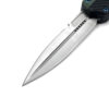 Double Edge Black & Light Green 2 Tone Handle OTF Knife