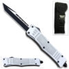 Silver Legacy Edge OTF Knife Tanto Point, Edged Blade