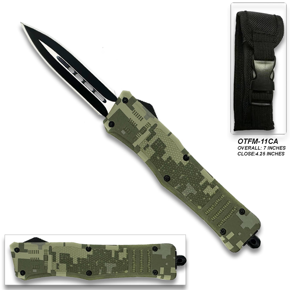 Delta Force OTF Out The Front Automatic Double Edge Spear Point Knife