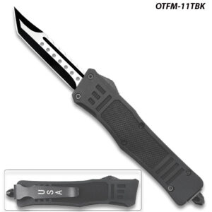 Black Legacy Edge OTF Knife Tanto Point Blade