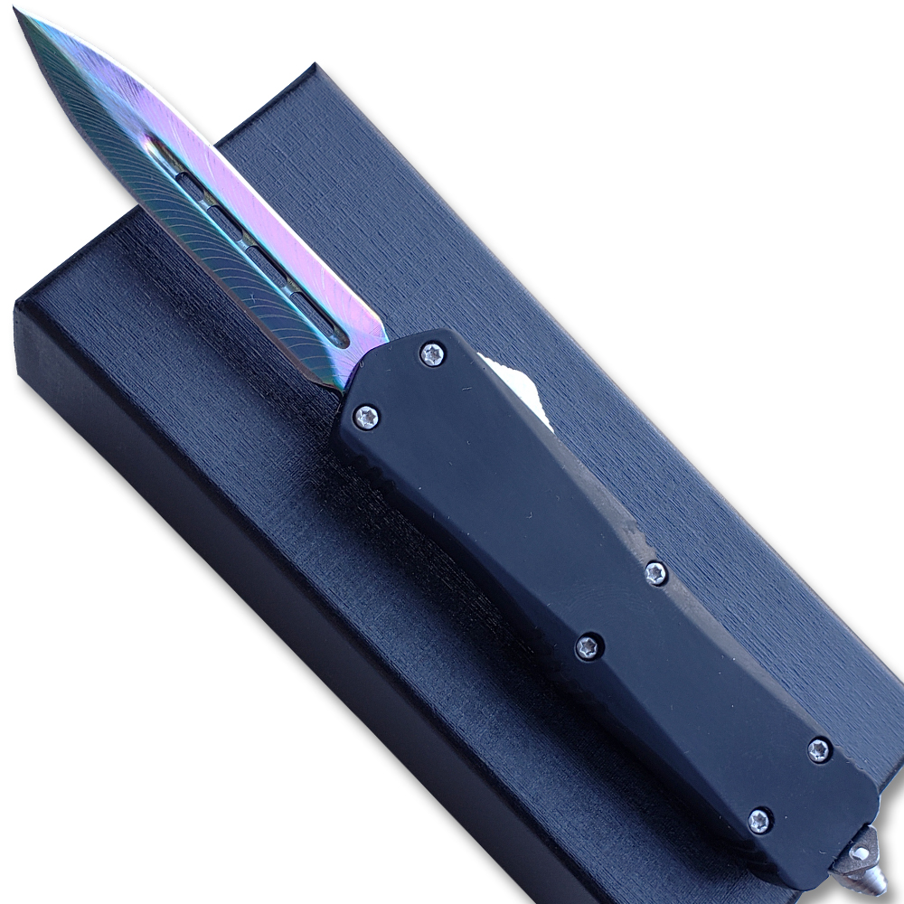 Swift  Double Edge OTF Rainbow Color Blade  Limited Edition