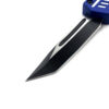 Blue White Hills OTF Tanto Blade W/Glass Breaker 7 Inches overall