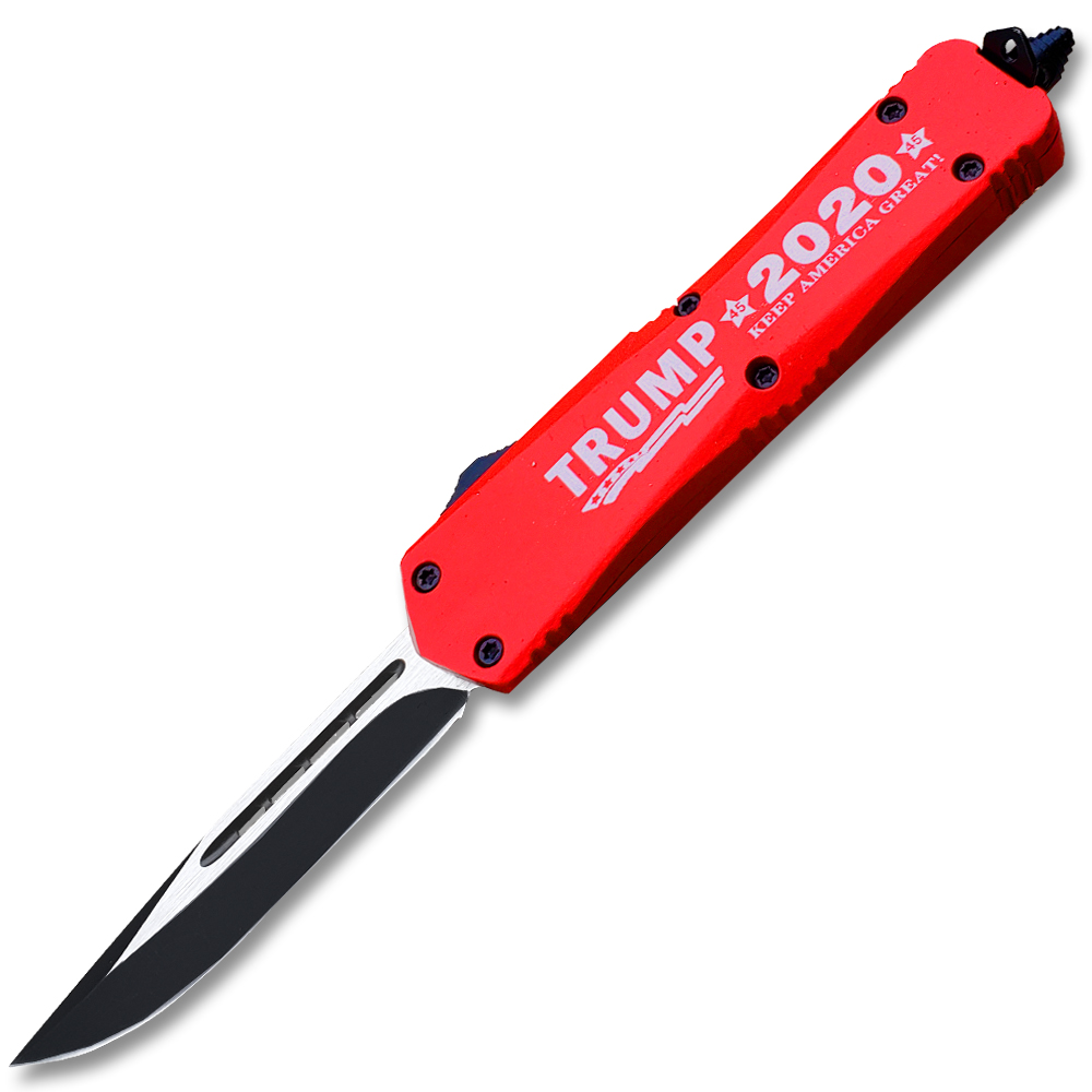 Make America Great - Trump 2020 Straight Edge OTF Knife  Limited Edition