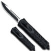 Delta OTF Carbon Fiber Black Drop Point Edge Knife
