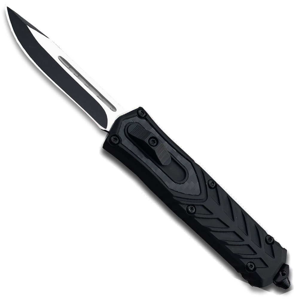 Delta OTF Carbon Fiber Black Drop Point Edge Knife