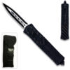 Delta OTF Carbon Fiber Black Double Edge Knife