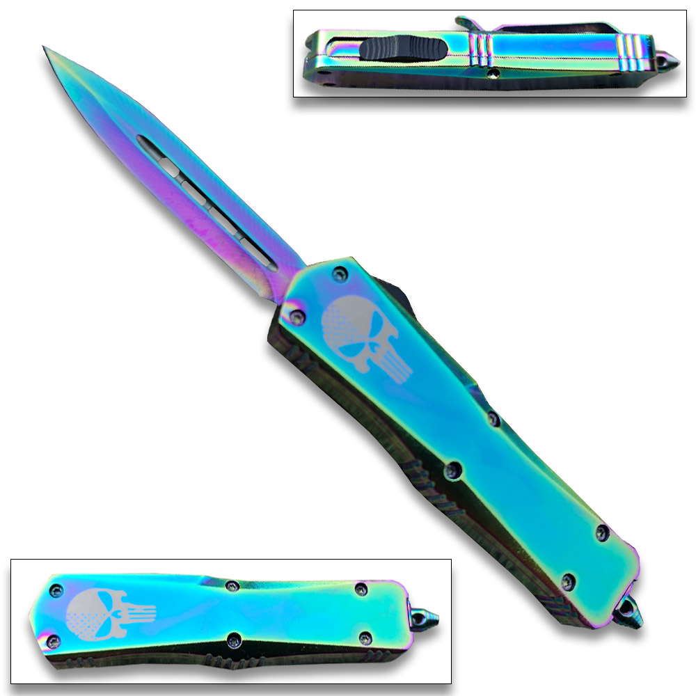 Swift Punisher Titanium  Double Edge OTF Limited Edition 7 Inches