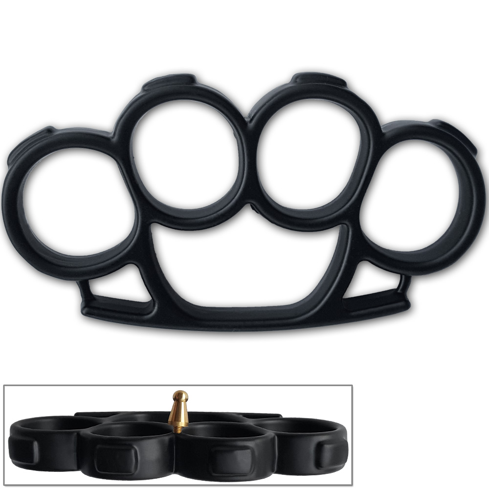 Iron Fist Knuckleduster Paperweight Buckle Black