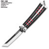 Demon Slayer Tanjiro Kamado's Black Nichirin Trainer Butterfly Knife