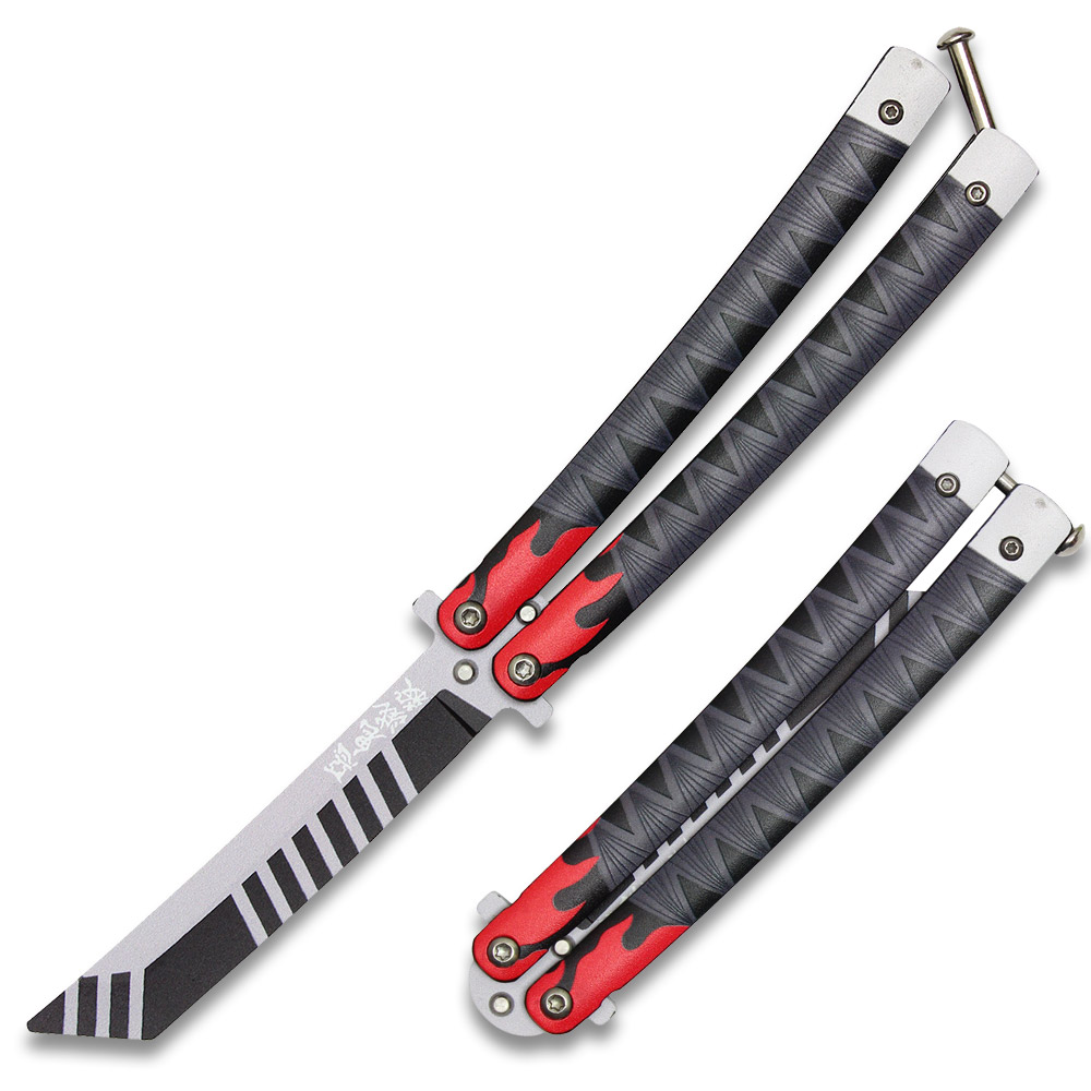 Tanjiro v2  Butterfly Trainer Demon Slayer Black and Red