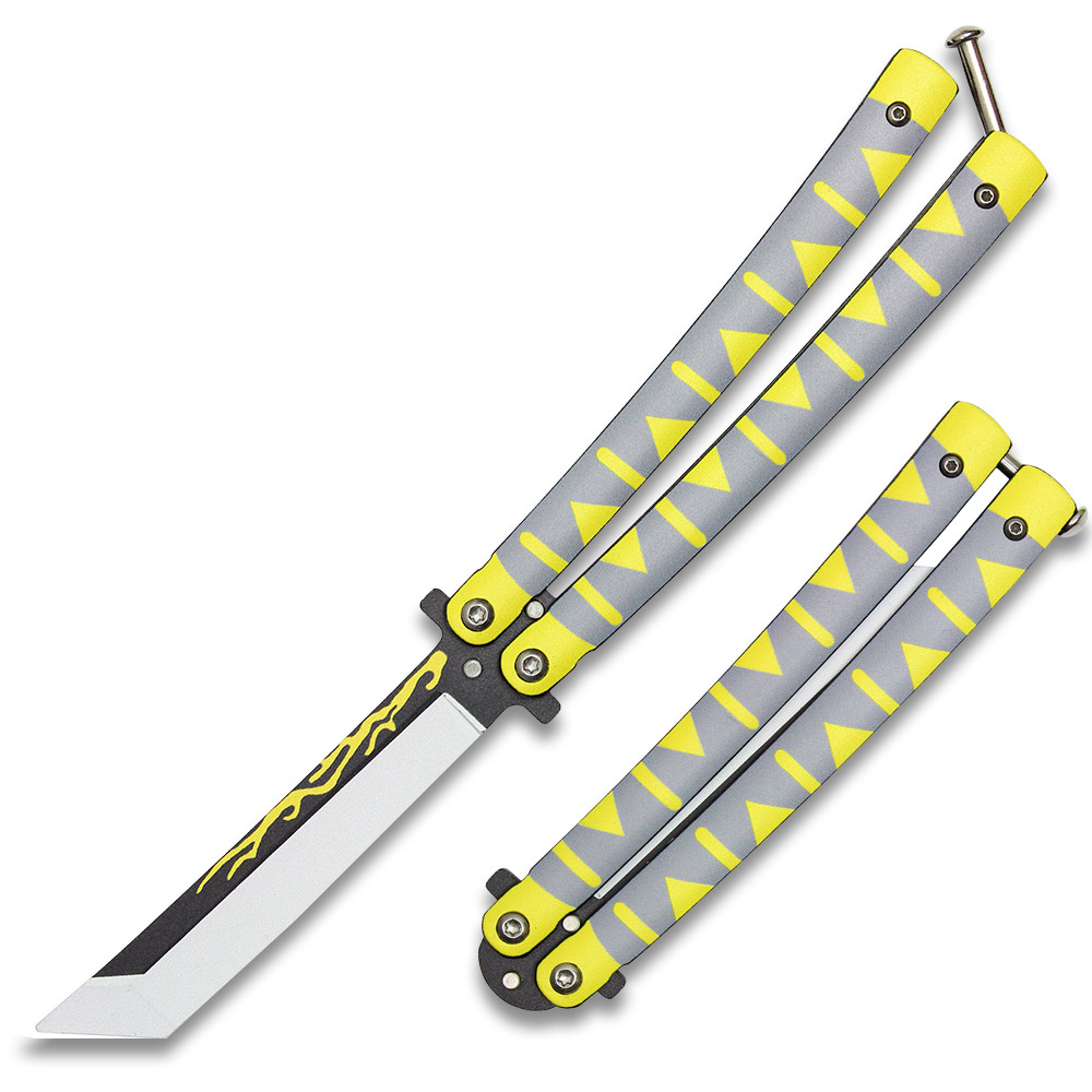 Demon Slayer Zenitsu  Kaiga Ku Trainer Butterfly Knife
