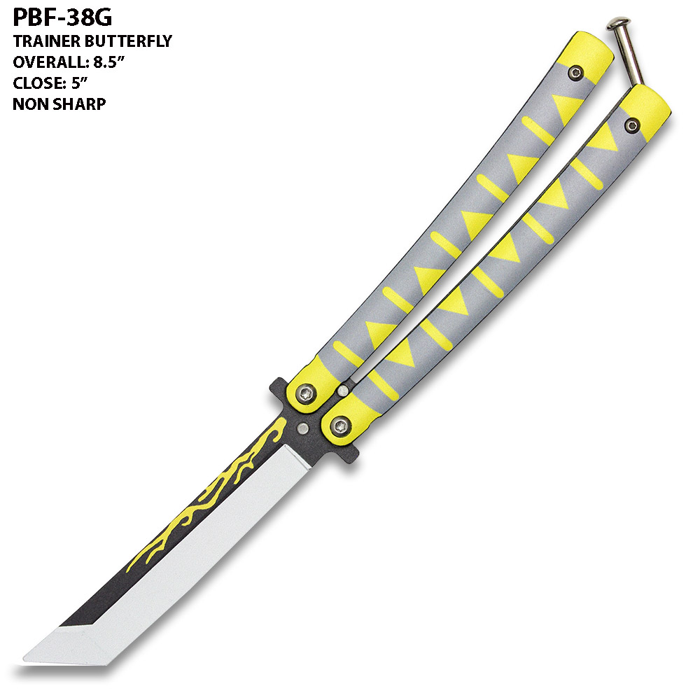 Demon Slayer Zenitsu  Kaiga Ku Trainer Butterfly Knife