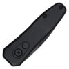 Black Push Button Legal Auto Knife (Black)