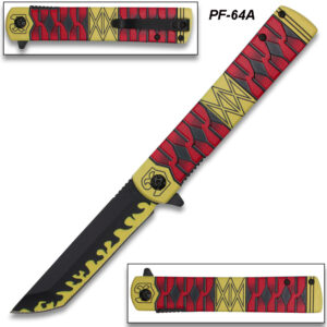 One Piece Sandai Kitetsu Spring Assisted Pocket Knife