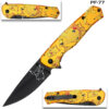 Pikachu Orange Handle Spring Assist Pocket Knife