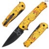 Pikachu Orange Handle Spring Assist Pocket Knife