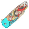 One Piece Anime Print Handle Spring Assist Pocket Knife