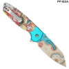 One Piece Anime Print Handle Spring Assist Pocket Knife