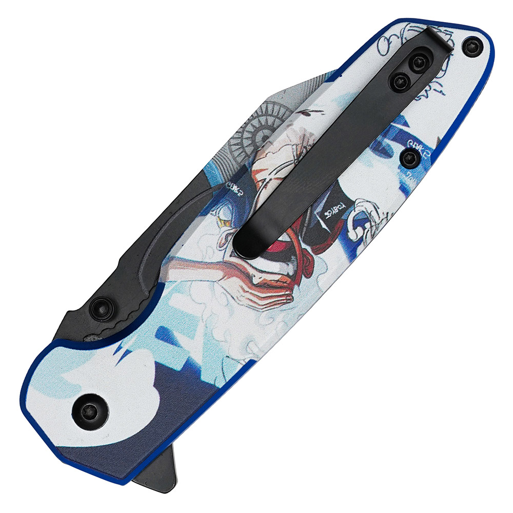 Luffy  Print Handle Spring Assist Pocket Knife