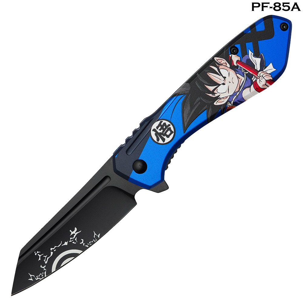 Blue Son Goku Spring Assist Pocket Knife