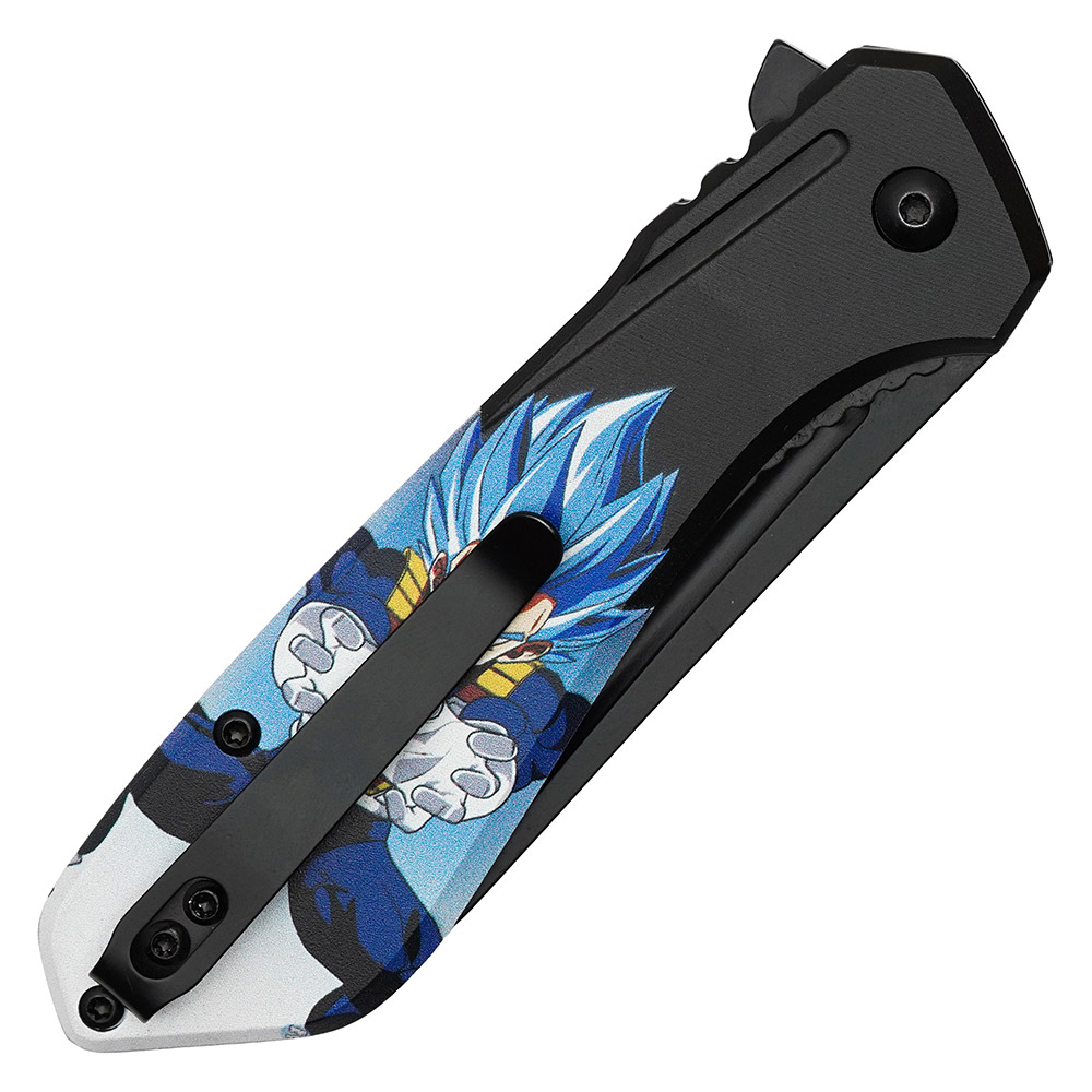 Super Saiyan Vegeta Spring Assist Pocket Knife