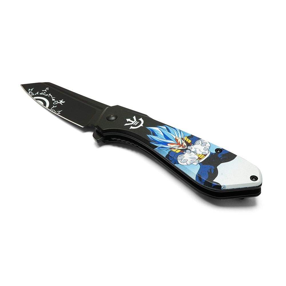 Super Saiyan Vegeta Spring Assist Pocket Knife