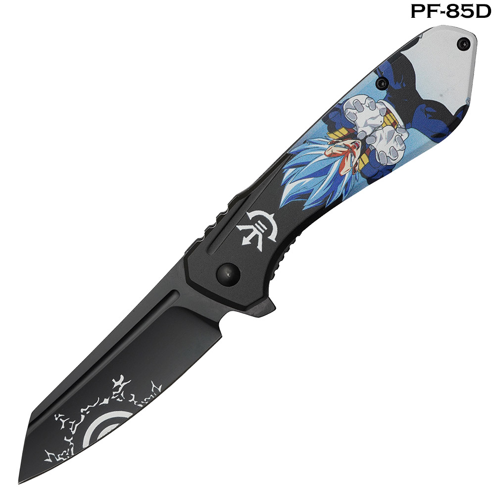 Super Saiyan Vegeta Spring Assist Pocket Knife