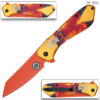 Orange Goku Spring Assist Pocket Knife