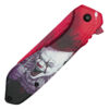 Bloody Clown Graphic Folding Knife