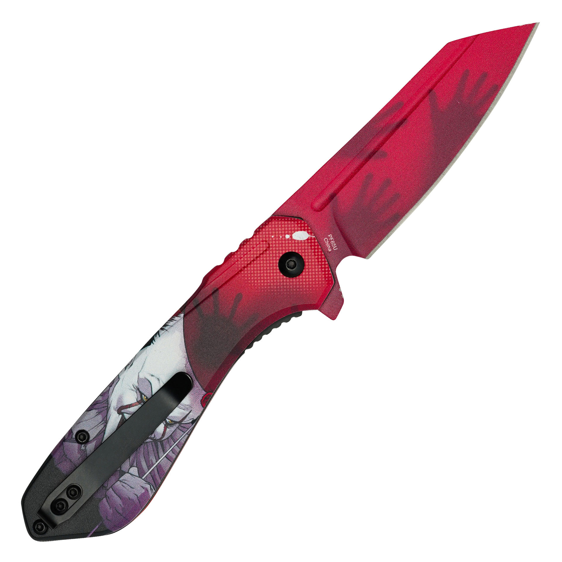 Bloody Clown Graphic Folding Knife