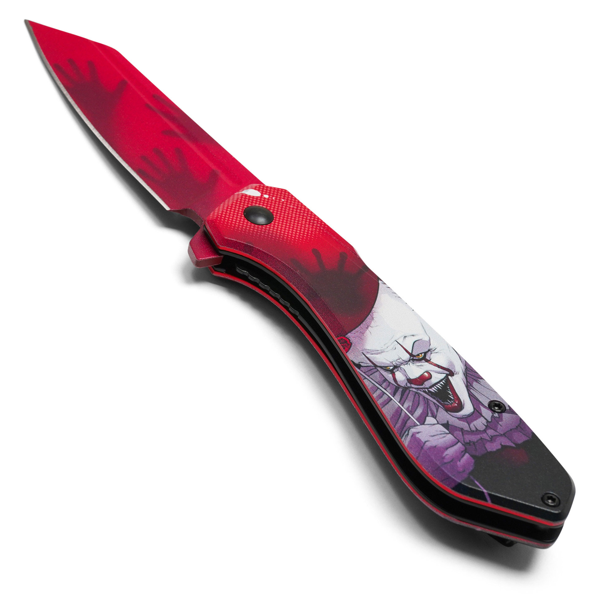 Bloody Clown Graphic Folding Knife