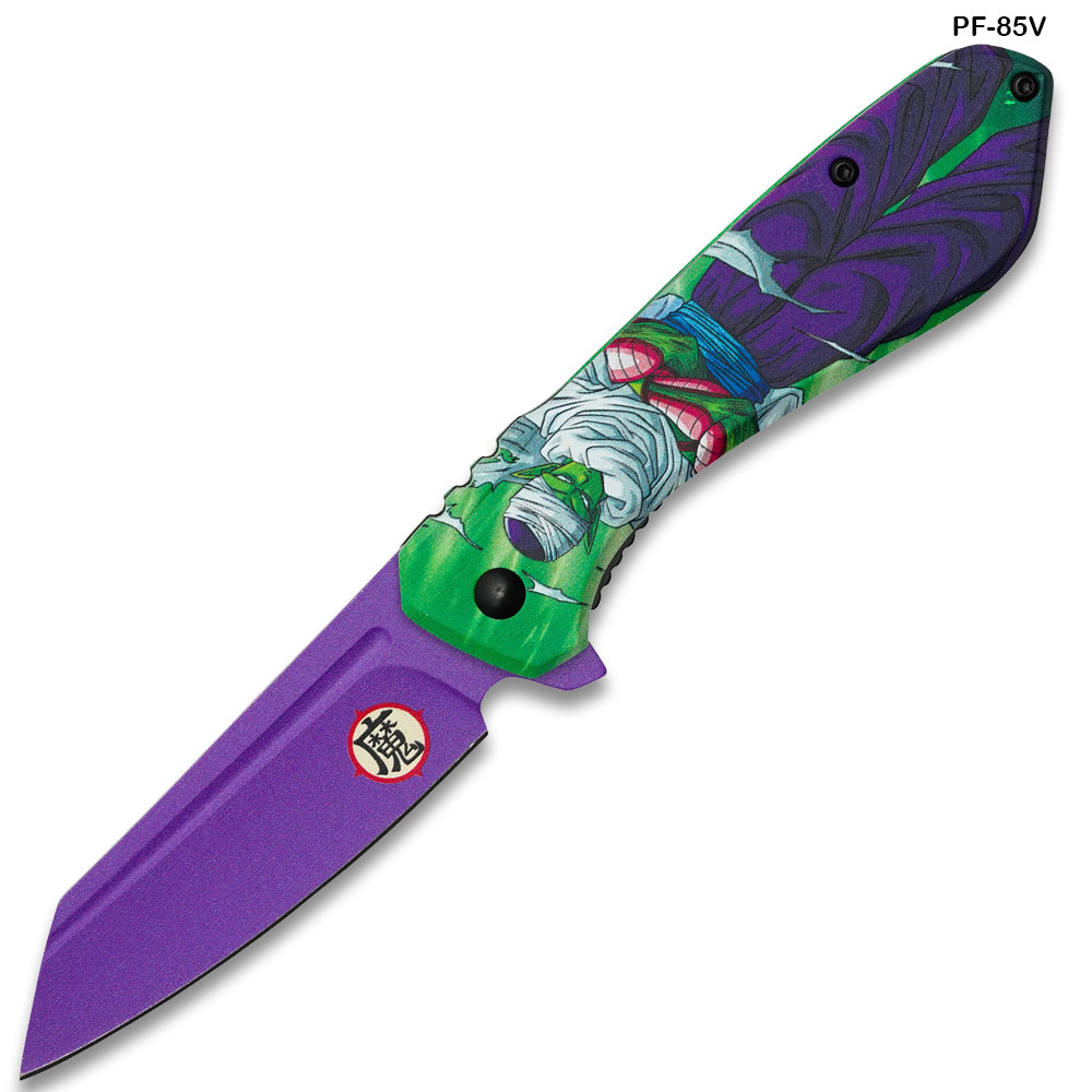 Dragon Ball Z Piccolo Graphic Tanto Folding Knife