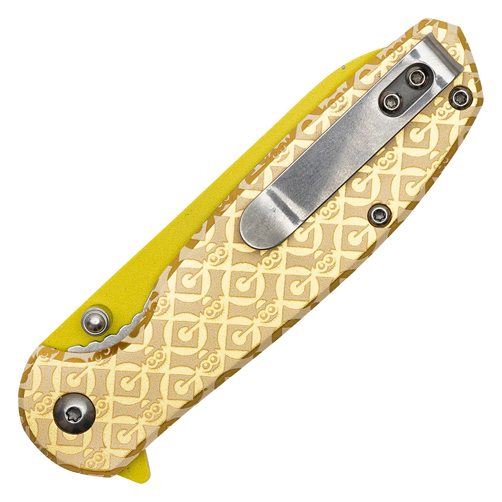 Yellow Minion Spring Assist Pocket Knife