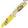 Yellow Minion Spring Assist Pocket Knife