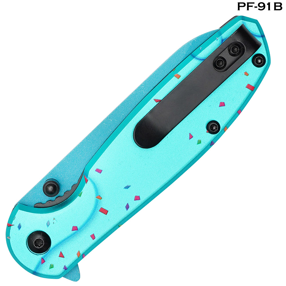 Blue Minion Spring Assist Pocket Knife